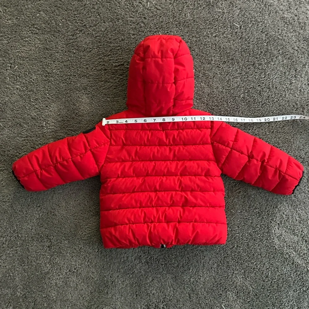 Red Kids Puffer Jacket - Picture 3 of 4